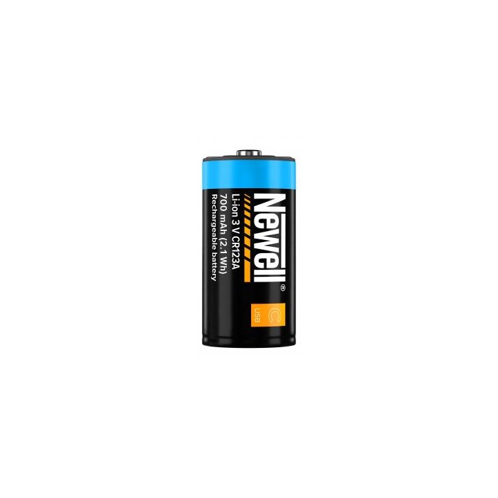 Akumulator Newell CR123A USB-C 700 mAh 2 szt. blister