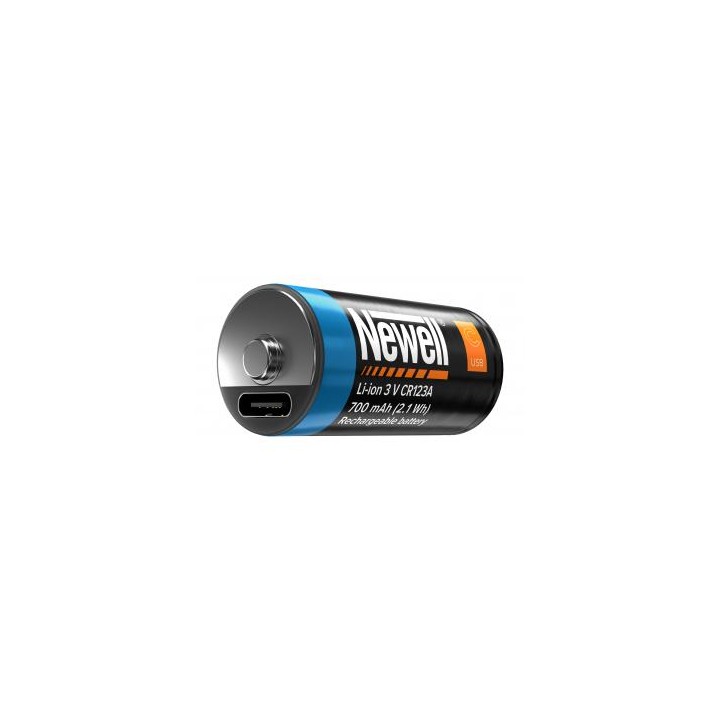 Akumulator Newell CR123A USB-C 700 mAh 2 szt. blister