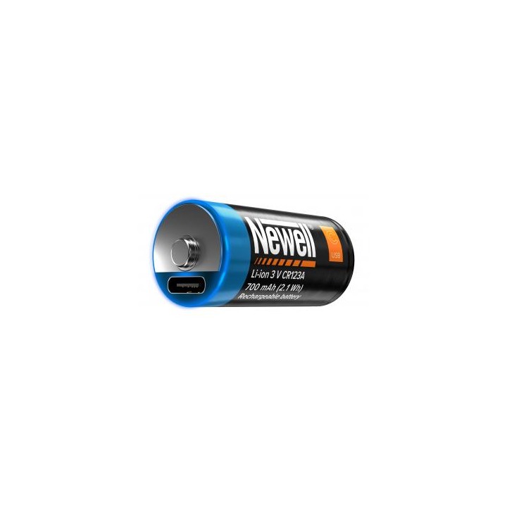 Akumulator Newell CR123A USB-C 700 mAh 2 szt. blister