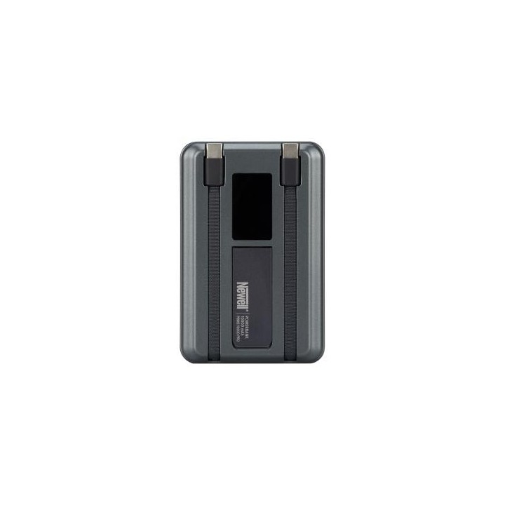 Power Bank Newell MS-10000 Pro MagSafe 10000 mAh 2x USB-C - szary