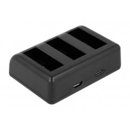 Ładowarka trzykanałowa Newell SDC-USB do akumulatorów BCX204 do Osmo Action