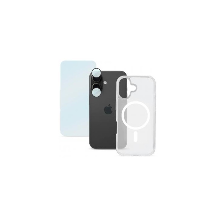 Zestaw Roobix 3w1 Combo do iPhone 17 (etui MagSafe + szkło + ochrona obiektywu)