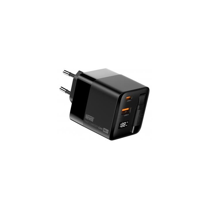 Ładowarka sieciowa Newell GaN 65 W LCD - EU