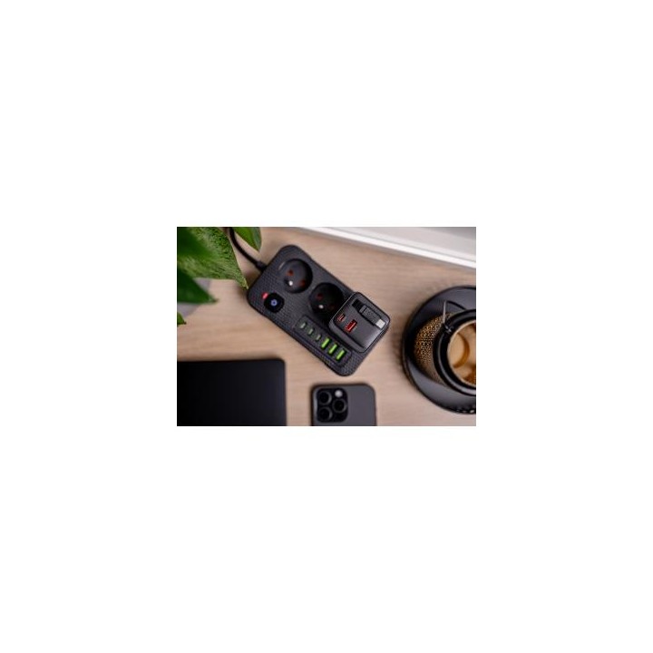Ładowarka sieciowa Newell GaN 65 W LCD - EU