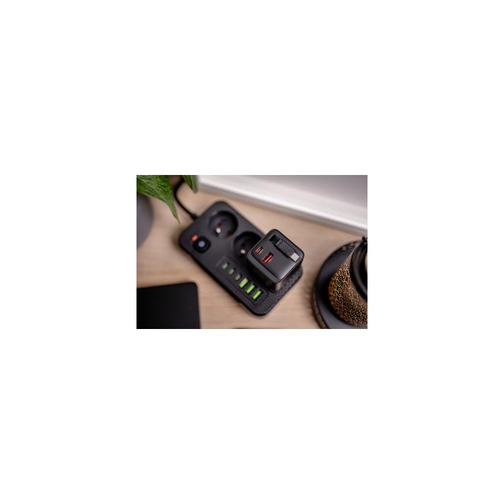 Ładowarka sieciowa Newell GaN 65 W LCD - EU
