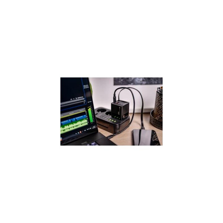 Ładowarka sieciowa Newell GaN 65 W LCD - EU
