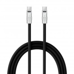 Kabel Newell USB-C - USB-C 100 W, 2 m, silikonowy, czarny