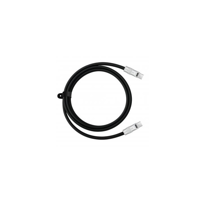 Kabel Newell USB-C - USB-C 100 W, 2 m, silikonowy, czarny