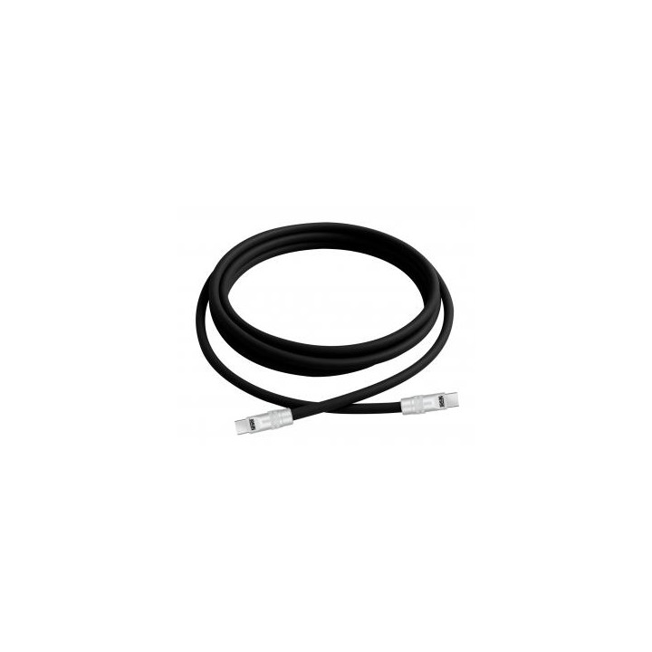 Kabel Newell USB-C - USB-C 100 W, 2 m, silikonowy, czarny