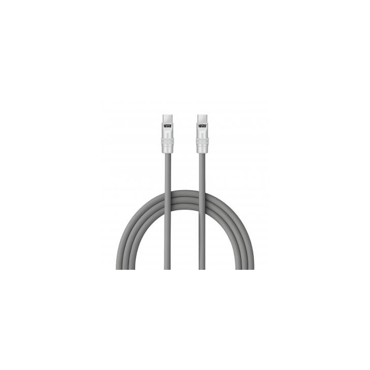 Kabel Newell USB-C - USB-C 100 W, 2 m, silikonowy, szary