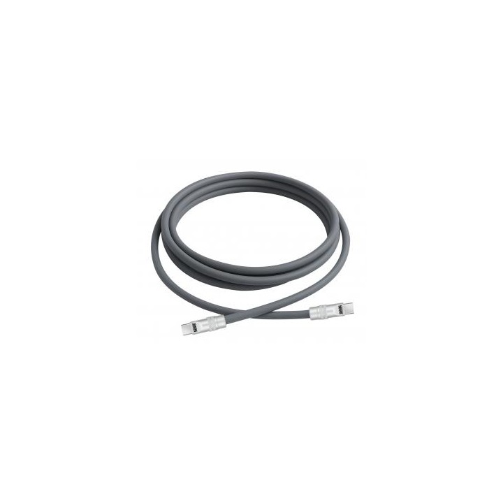 Kabel Newell USB-C - USB-C 100 W, 2 m, silikonowy, szary