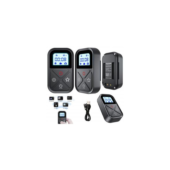 Pilot Telesin GP-RMT-T10 do kamer GoPro Hero 8 / 9 / 10 / 11 / 12 / Max