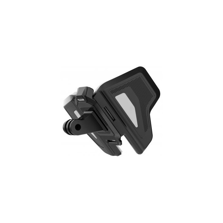 Mocowanie na kask motocyklowy Telesin GP-HBM-MT2-YH do kamer sportowych - szare