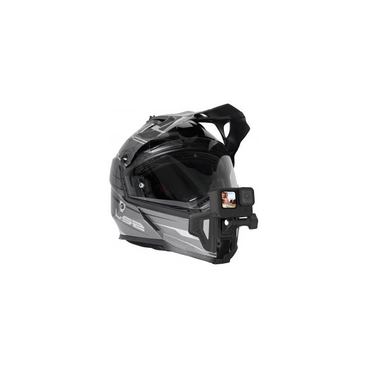 Mocowanie na kask motocyklowy Telesin GP-HBM-MT2-YH do kamer sportowych - szare
