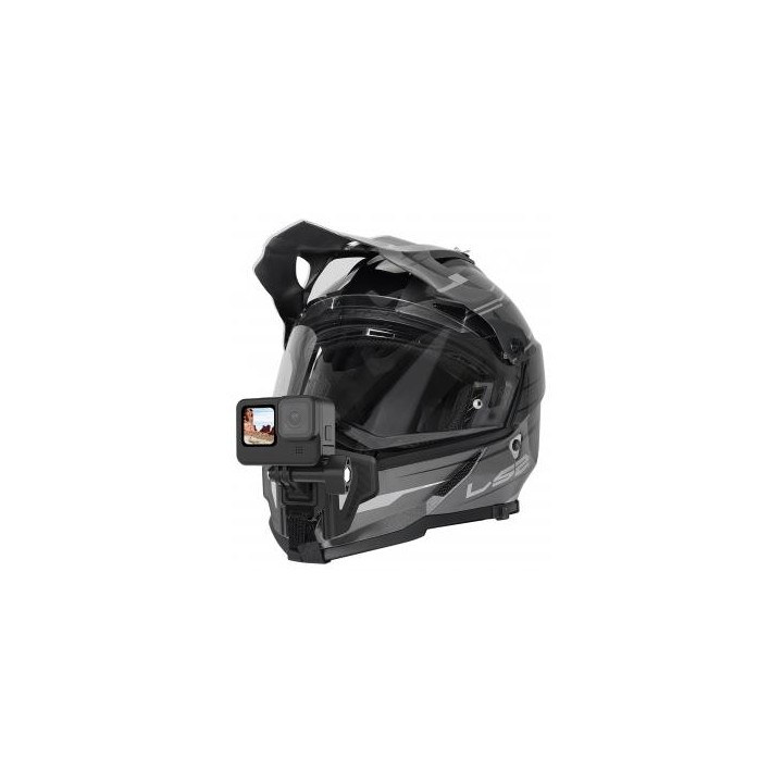 Mocowanie na kask motocyklowy Telesin GP-HBM-MT2-YH do kamer sportowych - szare