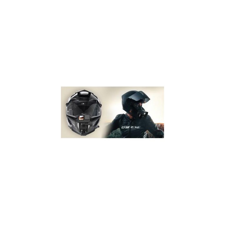 Mocowanie na kask motocyklowy Telesin GP-HBM-MT2-YH do kamer sportowych - szare