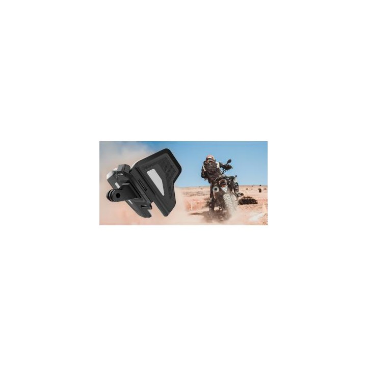 Mocowanie na kask motocyklowy Telesin GP-HBM-MT2-YH do kamer sportowych - szare