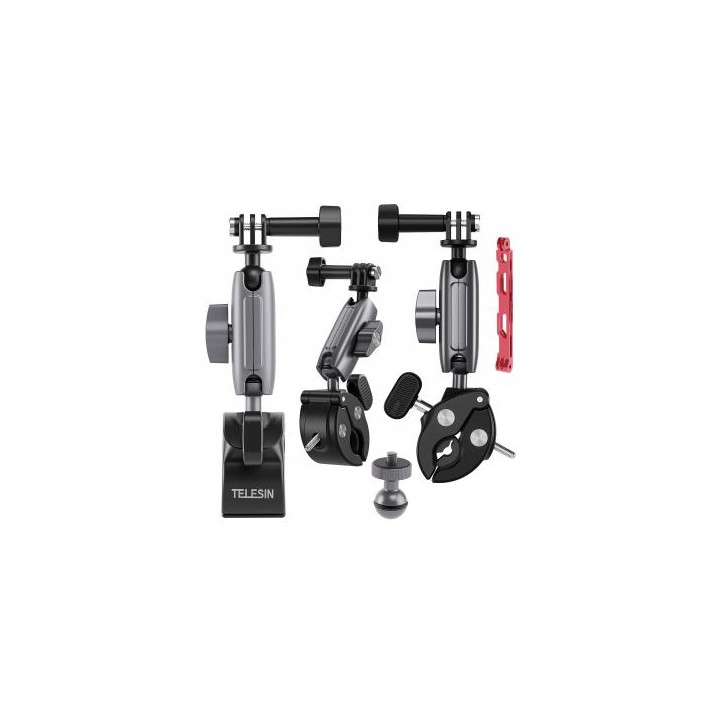 Uchwyt montażowy Telesin GP-HBM-001 Tube Clamp do kamer sportowych i aparatów