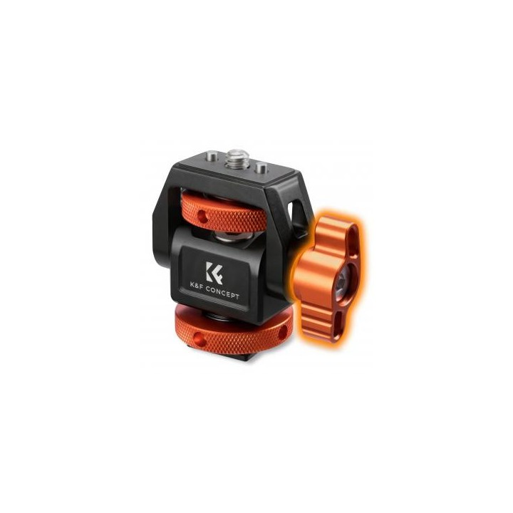 Uchwyt montażowy do monitora K&F Concept MS-42 - pomarańczowo-czarny