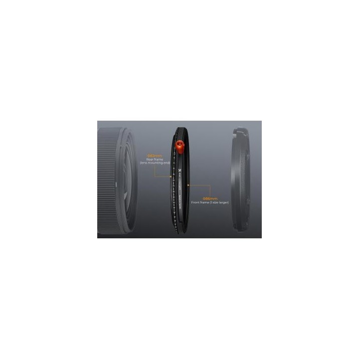 Filtr K&F Concept Nano-X MRC CPL & Fader ND2-32 & Black Mist 1/4 - 49 mm