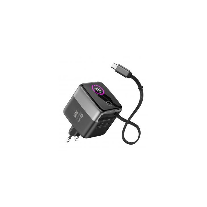 Ładowarka sieciowa Newell GaN 70 W TFT - EU