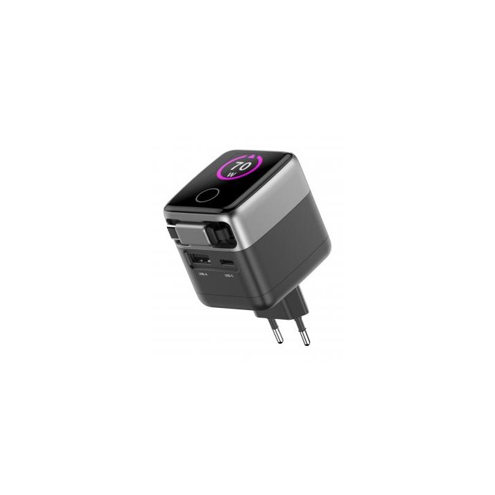 Ładowarka sieciowa Newell GaN 70 W TFT - EU