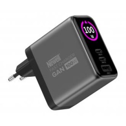 Ładowarka sieciowa Newell GaN 100 W TFT - EU