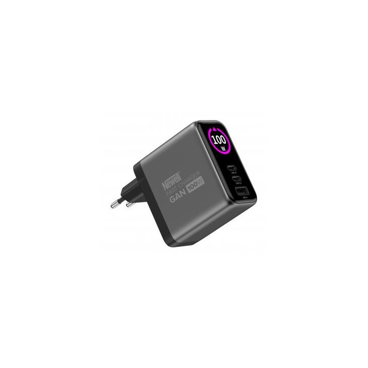 Ładowarka sieciowa Newell GaN 100 W TFT - EU