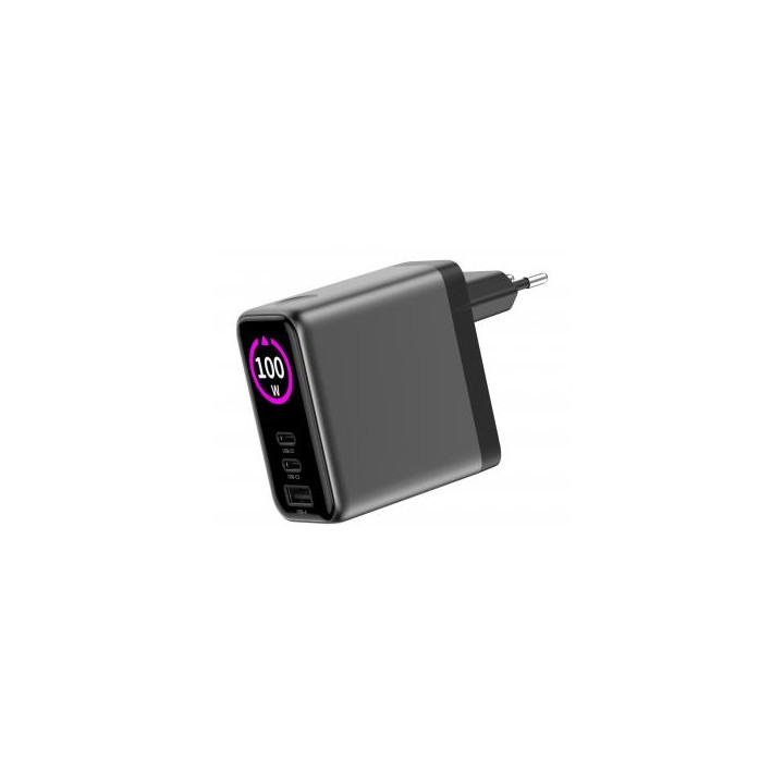 Ładowarka sieciowa Newell GaN 100 W TFT - EU