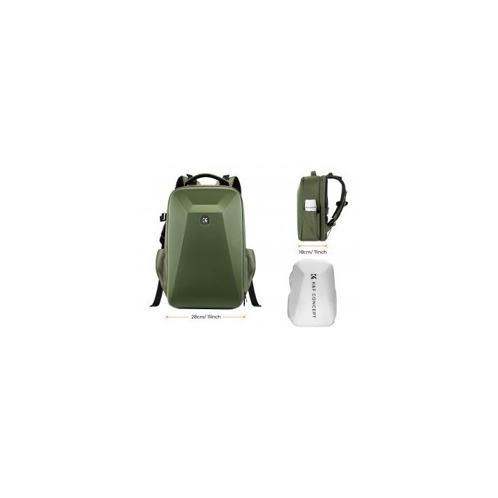 Plecak fotograficzny K&F Concept Nature Wander 22 l - zielony