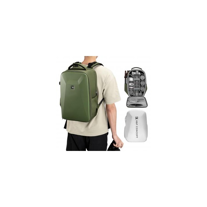 Plecak fotograficzny K&F Concept Nature Wander 22 l - zielony