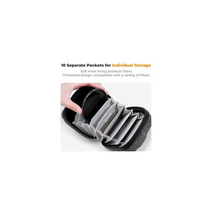 Pokrowiec na filtry K&F Concept Hard Shell Filter Case - 95 mm