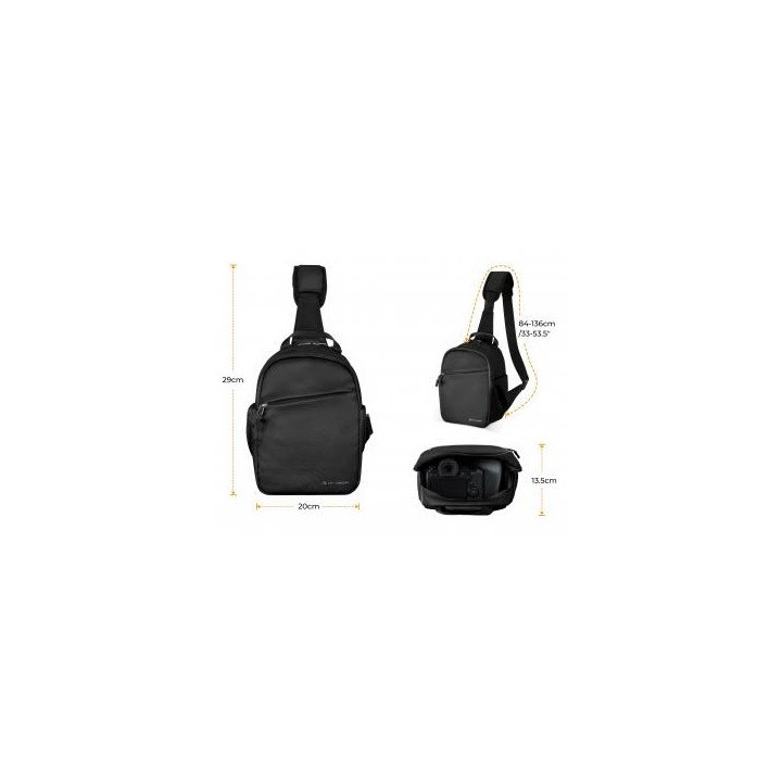 Torba fotograficzna K&F Concept Urban Wander 08 5 l - czarna