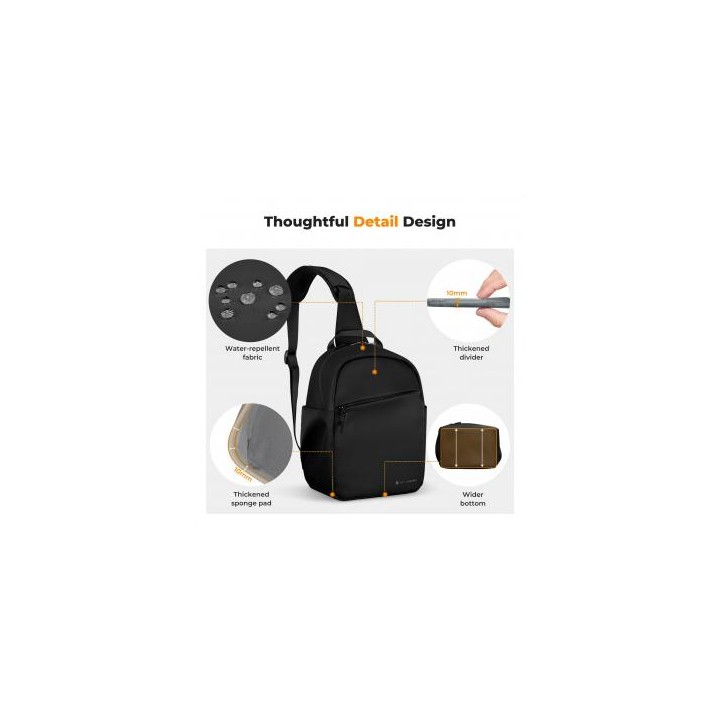 Torba fotograficzna K&F Concept Urban Wander 08 5 l - czarna