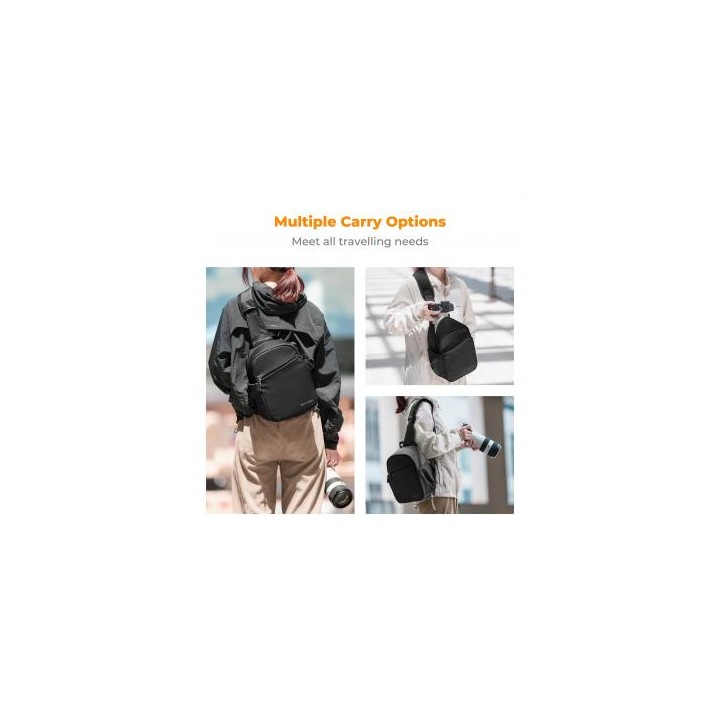 Torba fotograficzna K&F Concept Urban Wander 08 5 l - czarna