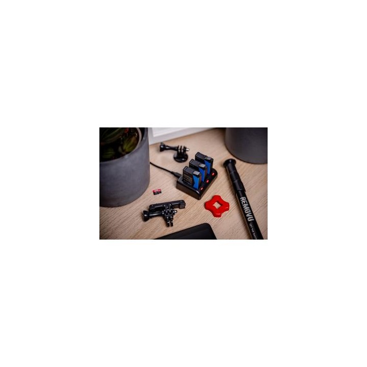 Zestaw Newell ładowarka trzykanałowa SDC-USB-C i trzy akumulatory BCX-204 do DJI Osmo Action