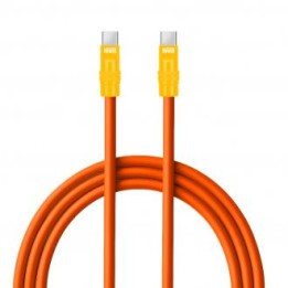 Kabel Newell USB-C - USB-C 100 W, 2 m, silikonowy, pomarańczowo-żółty