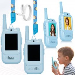 Krótkofalówka wideo Redleaf walkie-talkie WT2 - niebieska, niebieska