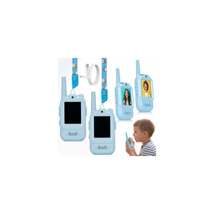 Krótkofalówka wideo Redleaf walkie-talkie WT2 - niebieska, niebieska