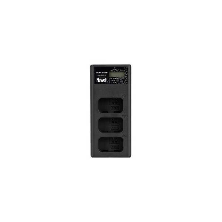 Ładowarka trzykanałowa Newell CD-USB-C do akumulatorów NP-FW50 do Sony