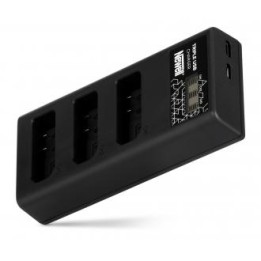 Ładowarka trzykanałowa Newell CD-USB-C do akumulatorów EN-EL14 do Nikon