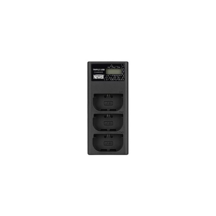 Ładowarka trzykanałowa Newell CD-USB-C do akumulatorów LP-E6 do Canon