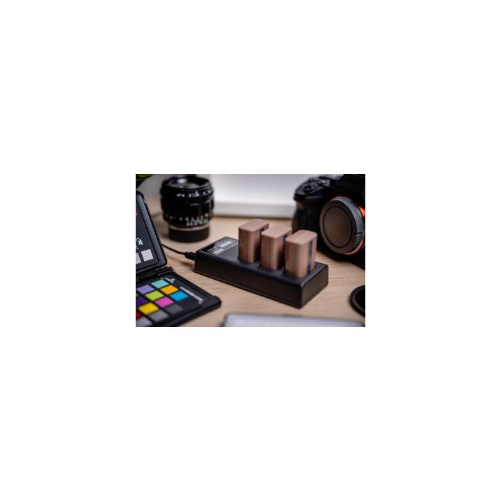 Ładowarka trzykanałowa Newell CD-USB-C do akumulatorów LP-E6 do Canon