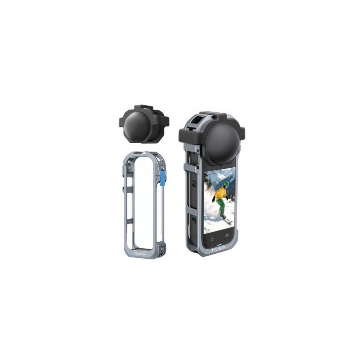 Klatka metalowa Telesin S6-FMS-19-TIS do kamer Insta360 X5