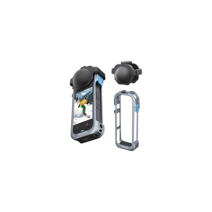 Klatka metalowa Telesin S6-FMS-19-TIS do kamer Insta360 X5