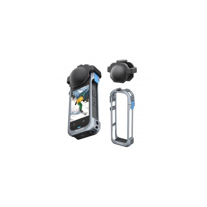 Klatka metalowa Telesin S6-FMS-19-TIS do kamer Insta360 X5