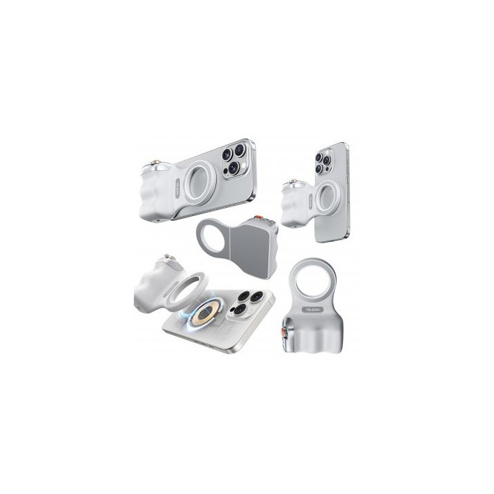 Uchwyt magnetyczny Telesin P5-MP-001WH do smartfonów - biały