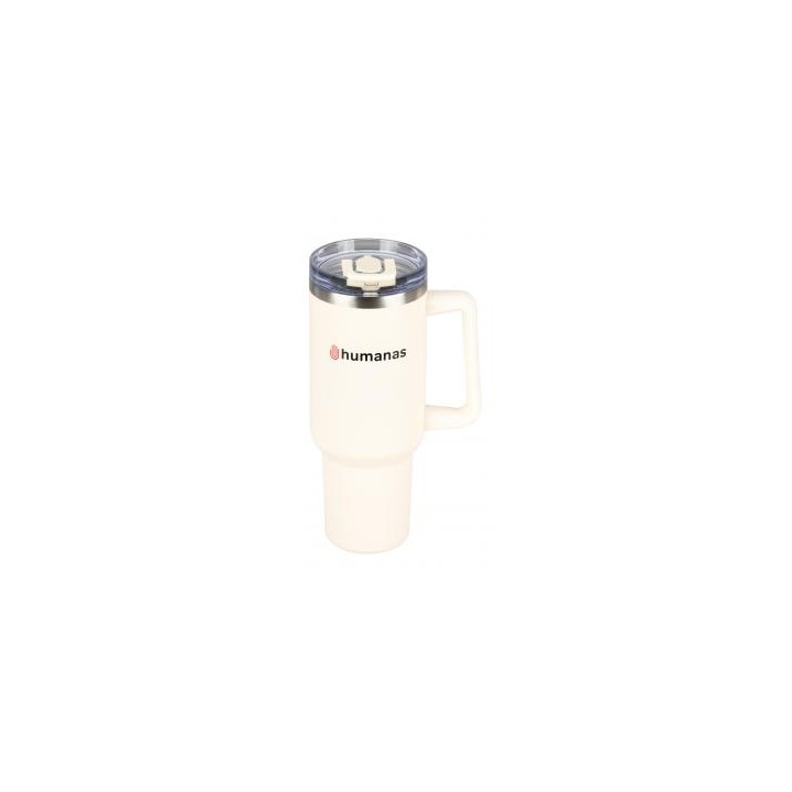 Kubek termiczny Humanas Viva 1200 ml - beżowy