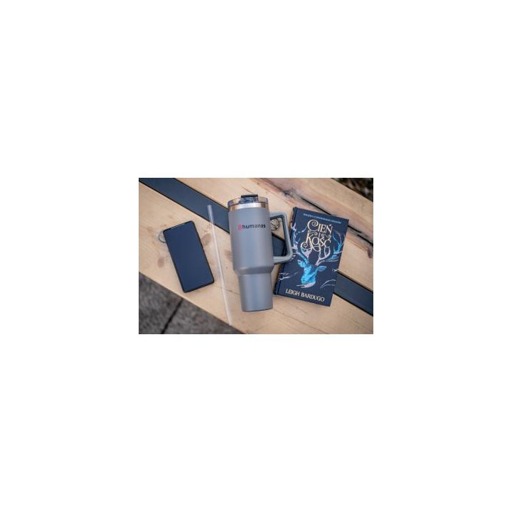 Kubek termiczny Humanas Viva 1200 ml - szary