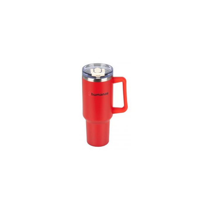 Kubek termiczny Humanas Viva 1200 ml - czerwony
